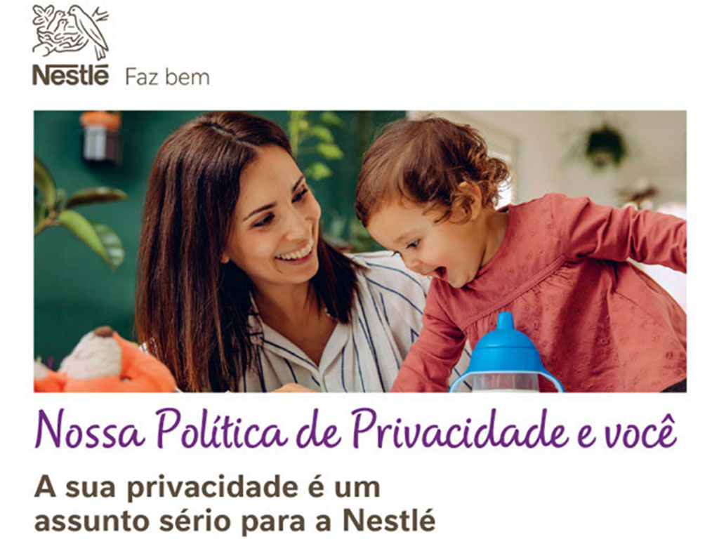 Nestlé Política de Privacidade